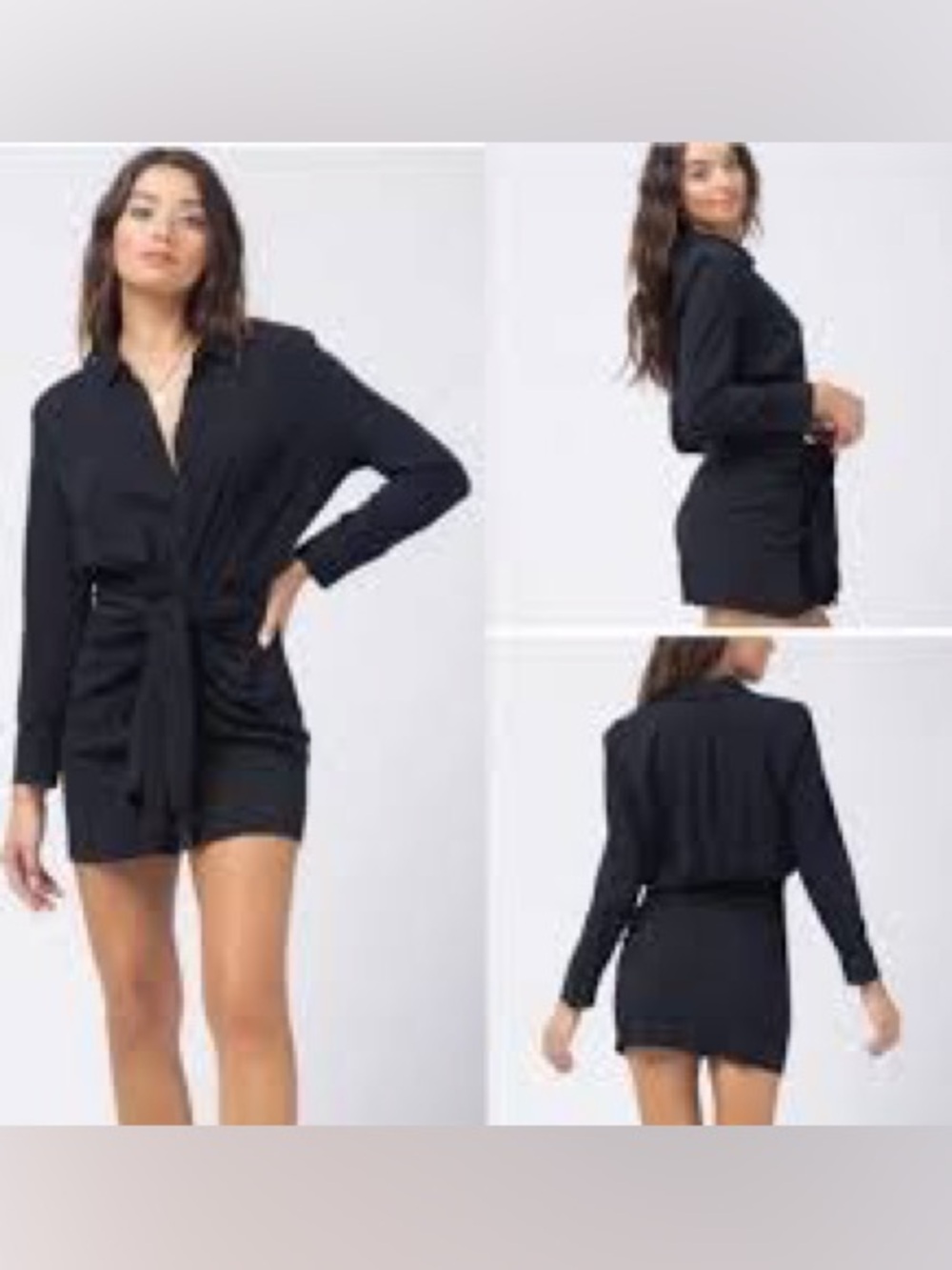 L⭐️SPACE  Aura Mini Dress 🔥Black NWT Sz M $158 LAST ☎️
